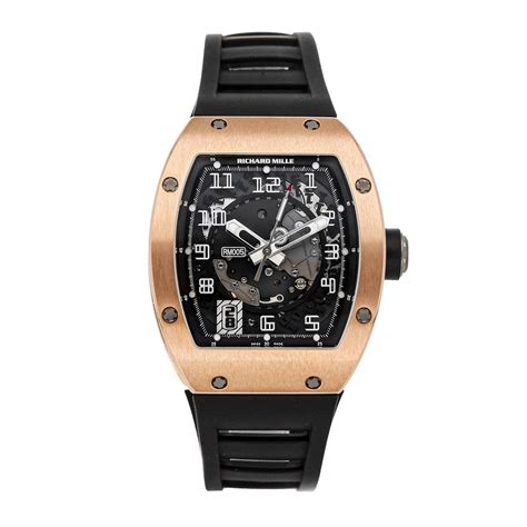 richard mille 005 rose gold.